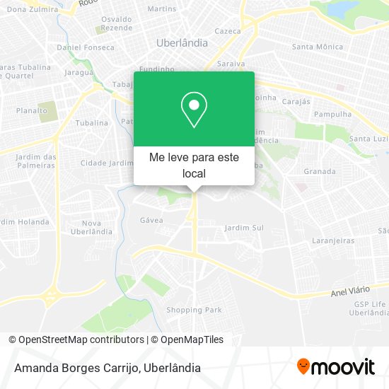 Amanda Borges Carrijo mapa