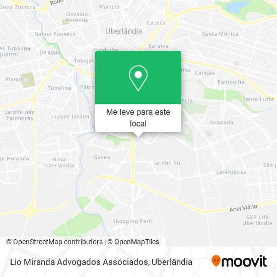 Lio Miranda Advogados Associados mapa