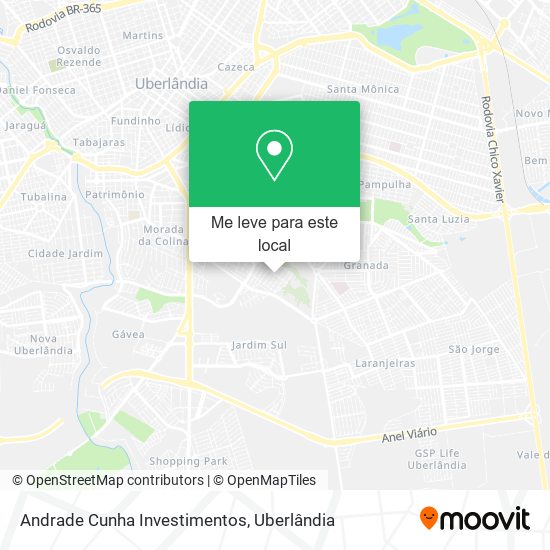 Andrade Cunha Investimentos mapa