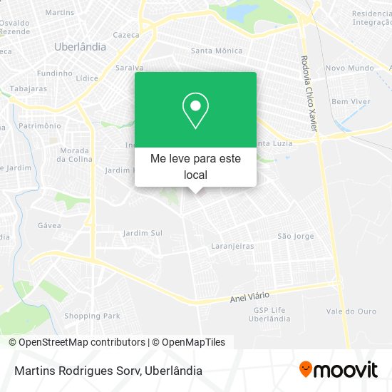 Martins Rodrigues Sorv mapa