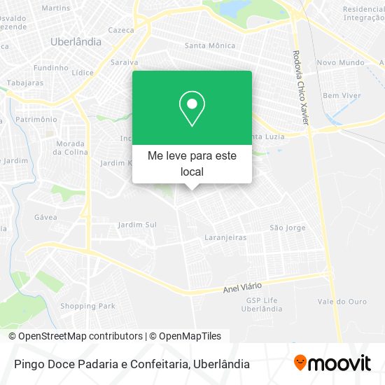 Pingo Doce Padaria e Confeitaria mapa