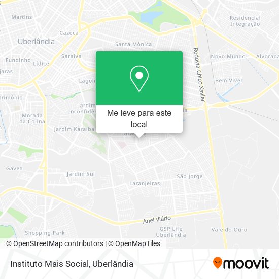 Instituto Mais Social mapa