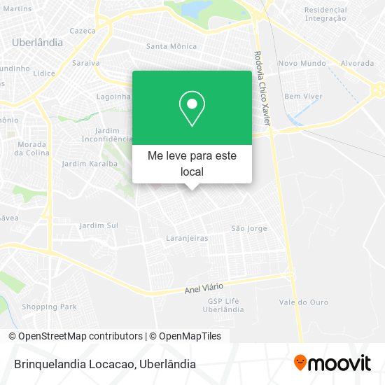 Brinquelandia Locacao mapa