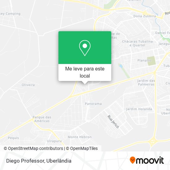 Diego Professor mapa