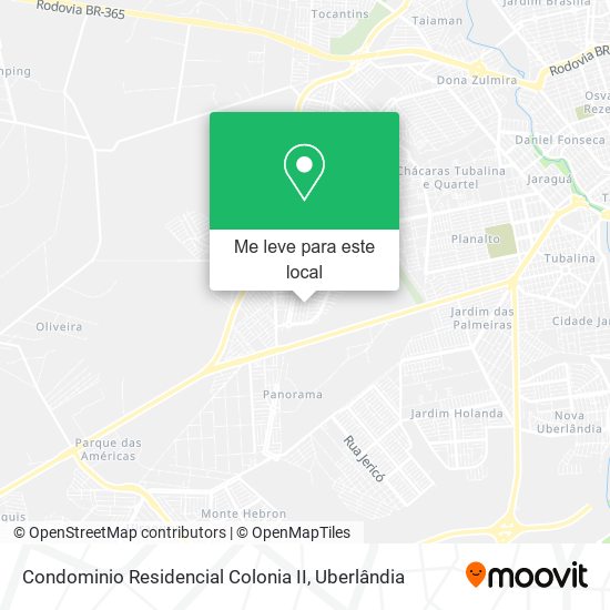 Condominio Residencial Colonia II mapa