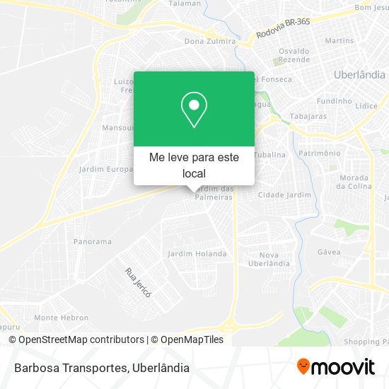 Barbosa Transportes mapa