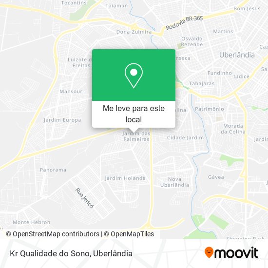 Kr Qualidade do Sono mapa