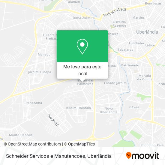 Schneider Servicos e Manutencoes mapa
