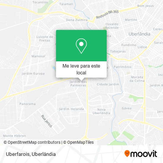 Uberfarois mapa