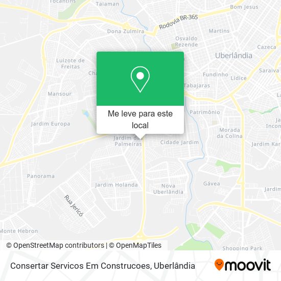 Consertar Servicos Em Construcoes mapa