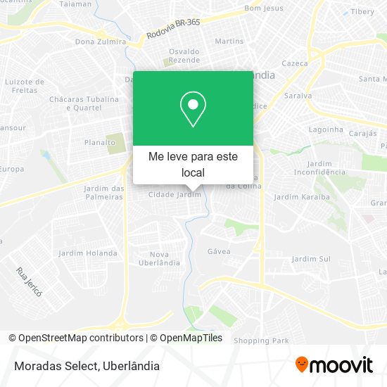 Moradas Select mapa