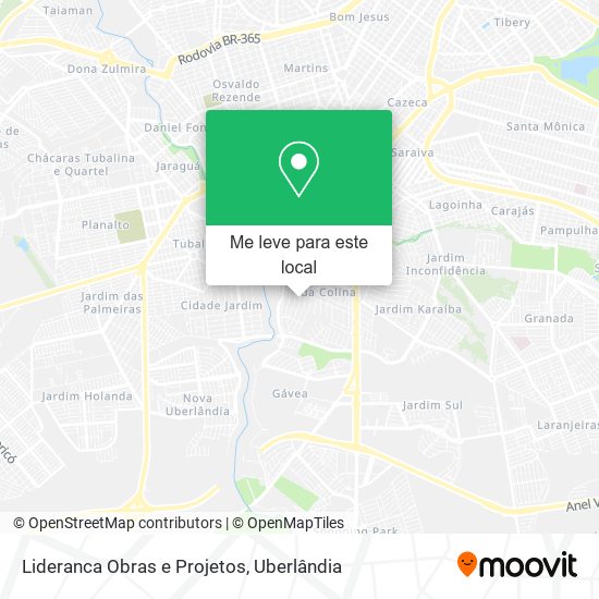 Lideranca Obras e Projetos mapa