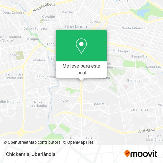 Chickenria mapa