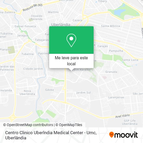 Centro Clinico Uberlndia Medical Center - Umc mapa