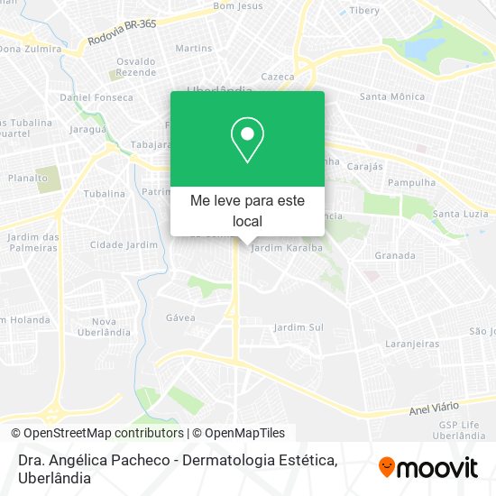 Dra. Angélica Pacheco - Dermatologia Estética mapa