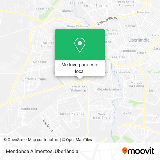 Mendonca Alimentos mapa