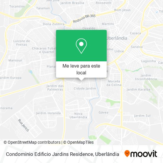 Condominio Edificio Jardins Residence mapa