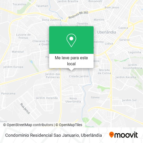 Condominio Residencial Sao Januario mapa