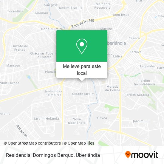 Residencial Domingos Berquo mapa