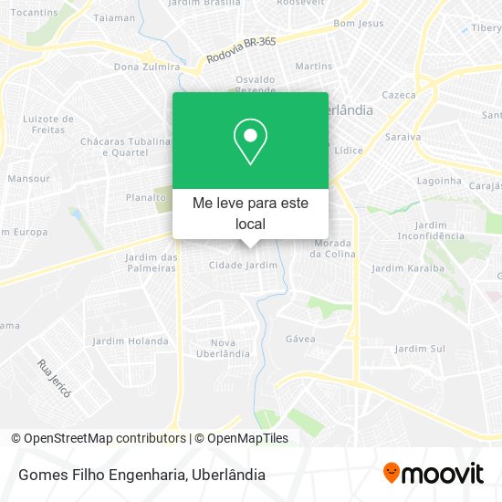 Gomes Filho Engenharia mapa