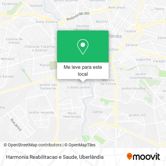 Harmonia Reabilitacao e Saude mapa