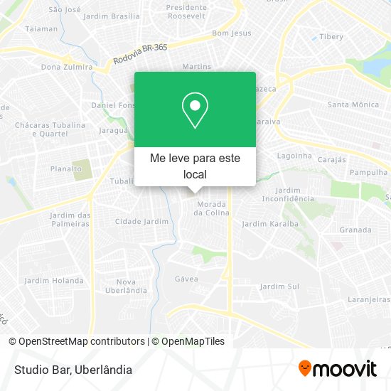 Studio Bar mapa