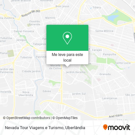Nevada Tour Viagens e Turismo mapa