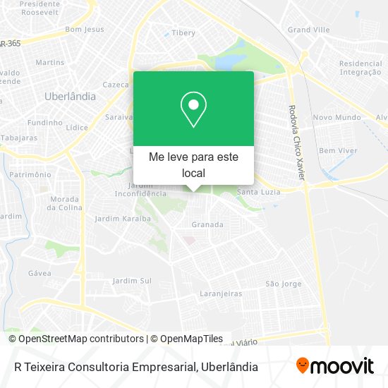 R Teixeira Consultoria Empresarial mapa