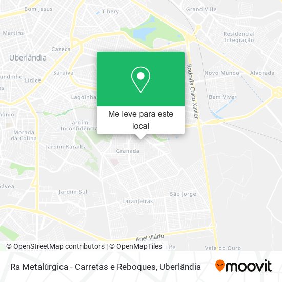 Ra Metalúrgica - Carretas e Reboques mapa