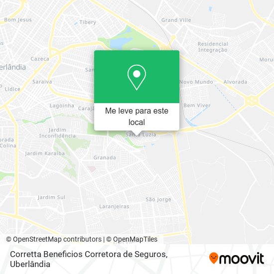 Corretta Beneficios Corretora de Seguros mapa