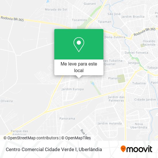 Centro Comercial Cidade Verde I mapa