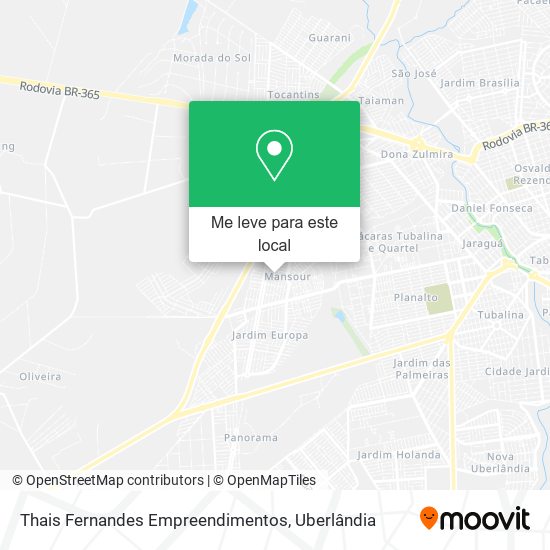 Thais Fernandes Empreendimentos mapa