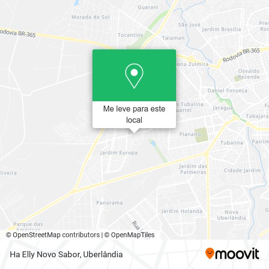 Ha Elly Novo Sabor mapa