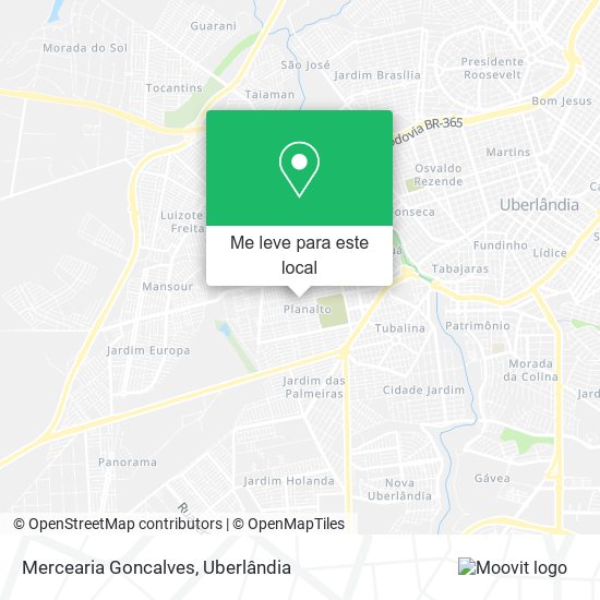 Mercearia Goncalves mapa