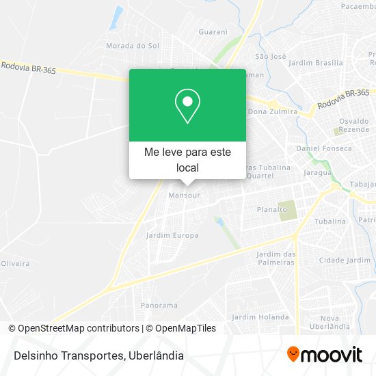 Delsinho Transportes mapa