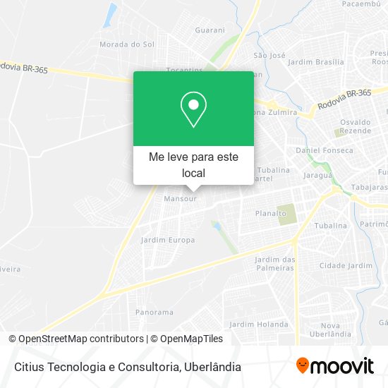 Citius Tecnologia e Consultoria mapa