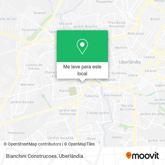Bianchini Construcoes mapa