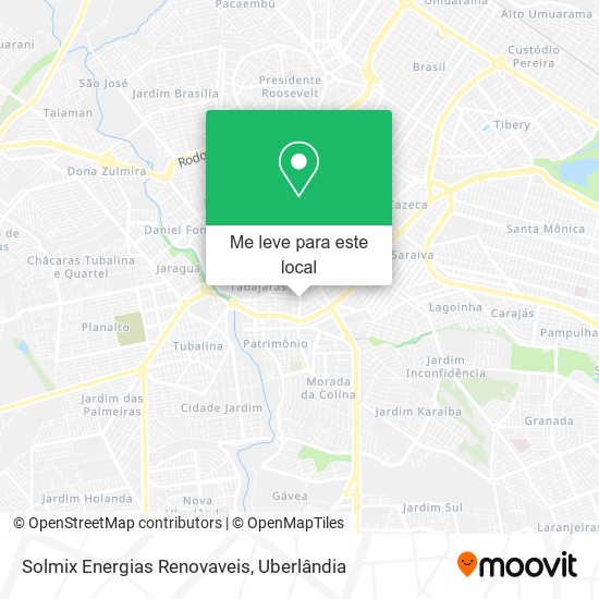 Solmix Energias Renovaveis mapa