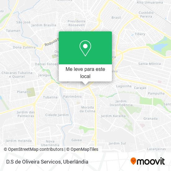 D.S de Oliveira Servicos mapa