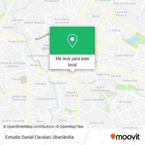 Estudio Daniel Cavalari mapa