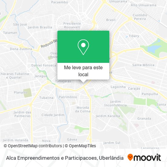 Alca Empreendimentos e Participacoes mapa