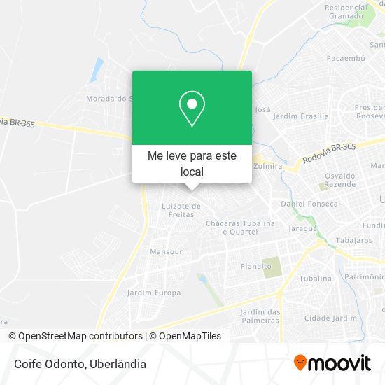 Coife Odonto mapa