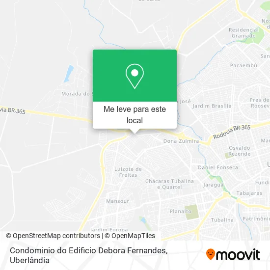 Condominio do Edificio Debora Fernandes mapa
