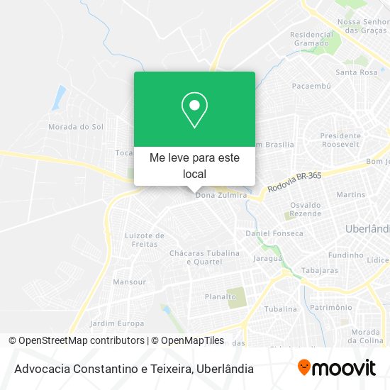 Advocacia Constantino e Teixeira mapa