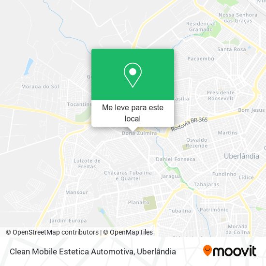 Clean Mobile Estetica Automotiva mapa