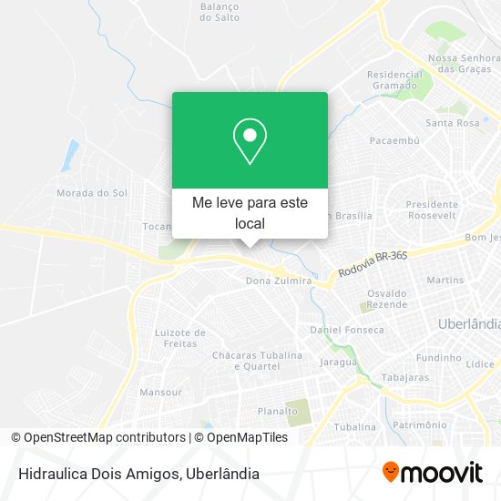 Hidraulica Dois Amigos mapa