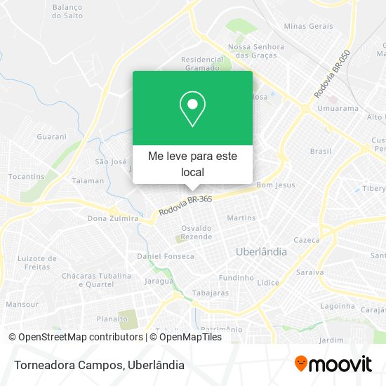 Torneadora Campos mapa