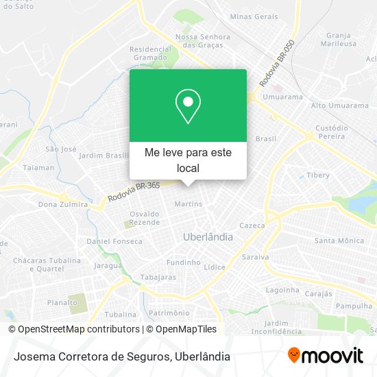 Josema Corretora de Seguros mapa