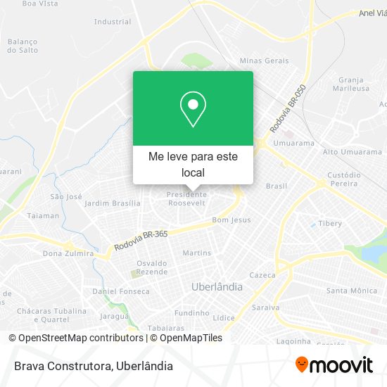 Brava Construtora mapa
