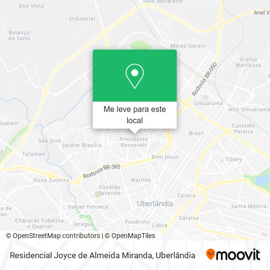 Residencial Joyce de Almeida Miranda mapa